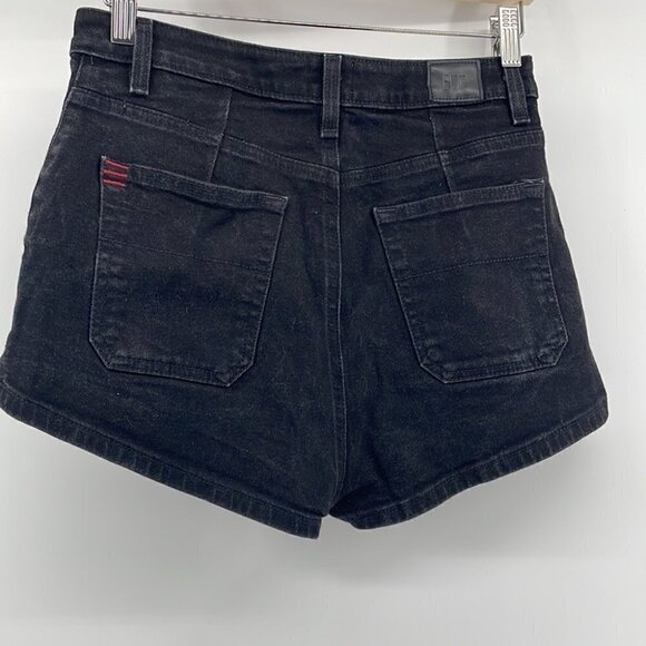 Urban outfitters BDG black high rise pin up jean shorts sz 30 - Picture 3 of 7